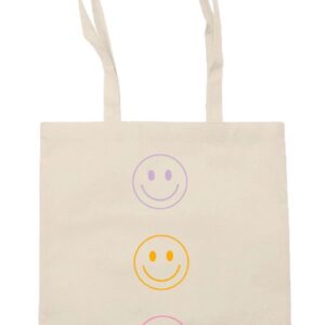 Linnen tas - smileys