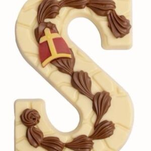 Chocoladeletter wit